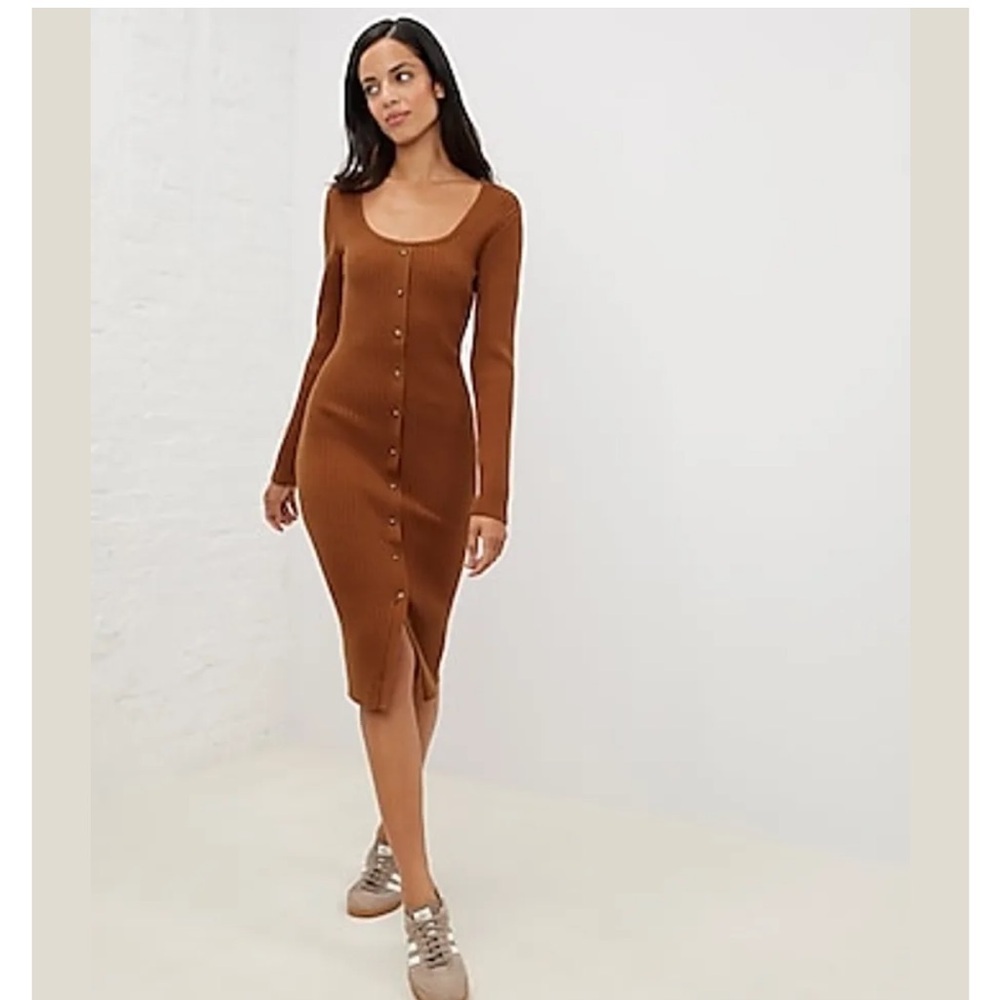 UpWest Brown Midi Dress